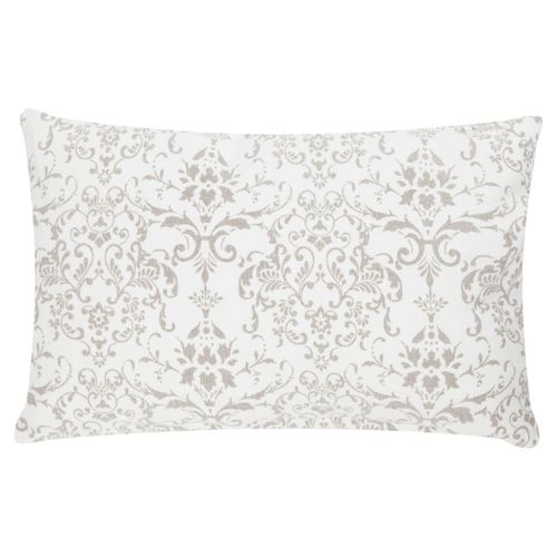 Poduszka Stonewash Ornament 30x50 biała  D2 na Arena.pl