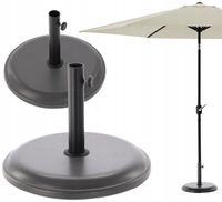 PODSTAWA POD PARASOL OGRODOWY BAZA STOJAK 16KG BETONOWA SZARY