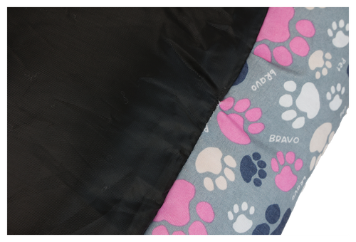 Legowisko dla psa szare S prostokątne PAWPRINT 41x30cm na Arena.pl