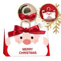 pudełko prezentowe ozdobne czerwone, merry  kokardą 17x10x8,5 cm opo36