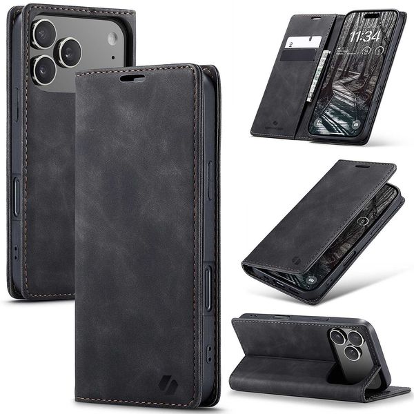 Spacecase Wallet Iphone 17 Pro Black zdjęcie 11