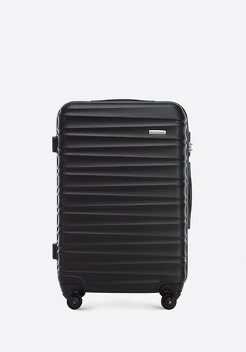 Walizka średnia z ABS WITTCHEN 56-3A-312-11 twarda wytrzymała lekka czarna na Arena.pl