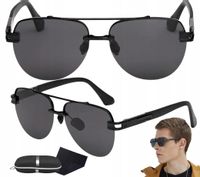 Okulary Aviator Przeciwsłoneczne Polaryzacyjne Box