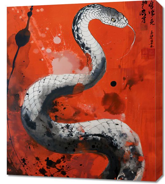 Obraz 60x70cm Smoczy Oddech Węża zdjęcie 1