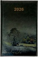 Kalendarz A5 2026 z IMIENIEM i NAZWISKIEM - TERMINARZ książkowy Z NADRUKIEM