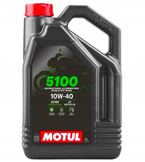OLEJ MOTUL 10W40 5100 4T 4L zdjęcie 1