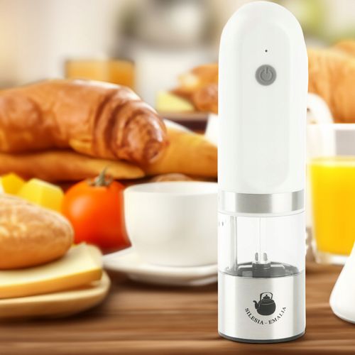 MŁYNEK ELEKTRYCZNY DO MIELENIA BIAŁY PRZYPRAW SOLI PIEPRZU PRZYPRAW NA USB na Arena.pl