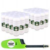 WKŁADY DO ZNICZY PARAFINOWE 5 DNI 120H 24 SZT ZNICZE + ZAPALNICZKA GRATIS