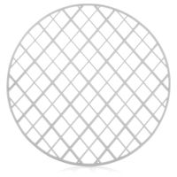 Mata do zlewu okrągła szara 32,5 cm