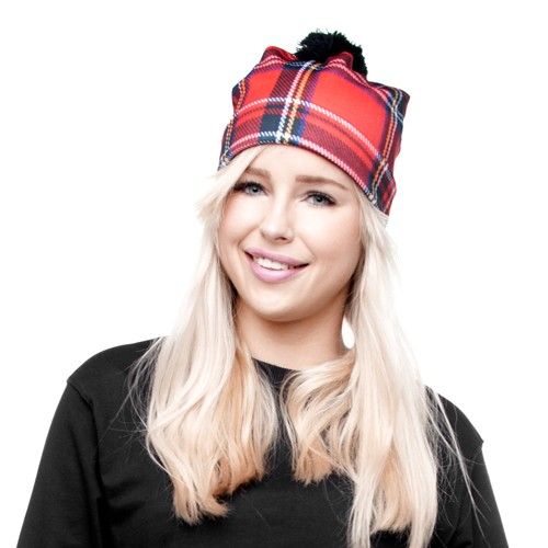 CZAPKA BEANIE FULLPRINT KRATA RED na Arena.pl