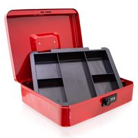 12732 Kasetka na pieniądze banktony zamykana na szyfr 30cm