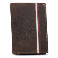 duży portfel męski z nubukowej skóry naturalnej