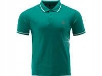 YATO KOSZULKA MĘSKA POLO SOFT POLÓWKA ZIELONA BAWEŁNIANA 200g/m² ROZMIAR M