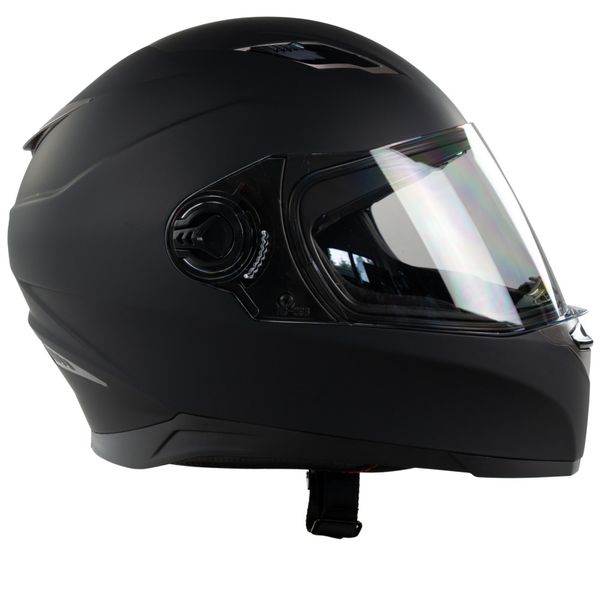 Kask na skuter motocyklowy szczękowy zamknięty BB09B z blendą M czarny mat zdjęcie 6
