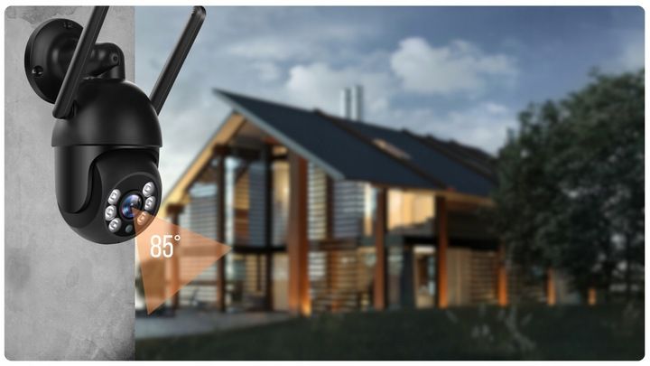 Kamera IP WiFi SMART Zewnętrzna Obrotowa ALARM 8MPX Detekcja Ruchu 4X ZOOM zdjęcie 14