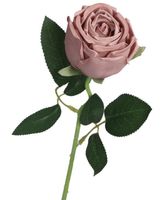 RÓŻA POJEDYNCZA JAK ŻYWA DUŻA 50CM SATYNOWA SZTUCZNE KWIATY RÓŻE