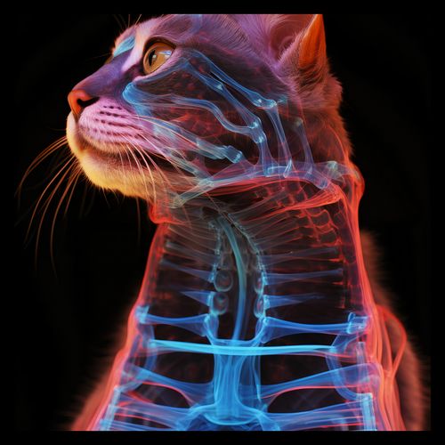 Plakat 30x30cm Anatomia Kota na Arena.pl