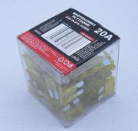 BEZPIECZNIKI PŁYTKOWE - op.100 szt. -20A