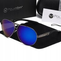 OKULARY Z POLARYZACJĄ UV400 AVIATOR POLARSKY