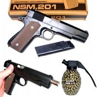 COLT 1911 Pistolet BROŃ KARABIN Pistolety + KULKI