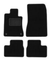 Dywaniki samochodowe welurowe do: BMW 3 E30 1982-1994 sedan, kombi czarne