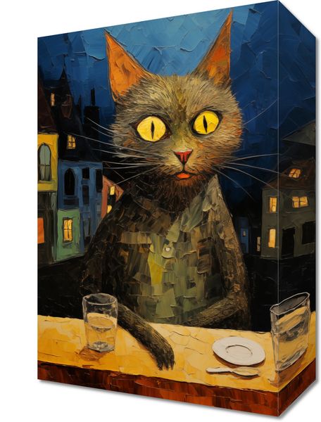 Obraz 20x30cm Nocny Obserwator zdjęcie 1