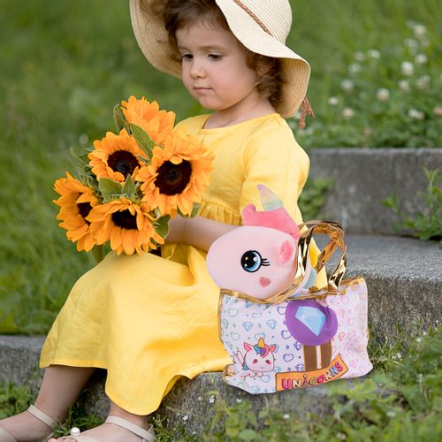 Pluszowy Jednorożec z Torebką Maskotka Przytulanka Unicorn na Arena.pl