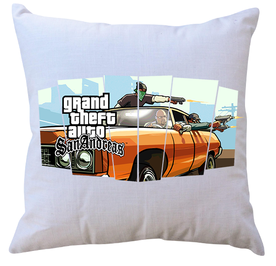 Poduszka z wkładem GTA Grand Thief Auto zdjęcie 1