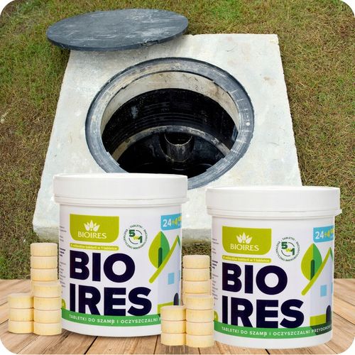 2x Tabletki bio bakterie do szamba oczyszczalni Bioires Tabs zapas na na Arena.pl