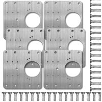 Zestaw 6 płyt do naprawy zawiasów 9x9 cm do drzwi Meblowych