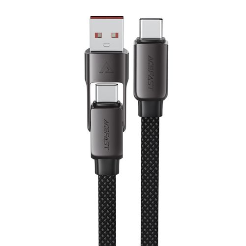 Kabel przewód USB-C - USB-A / USB-C 480Mb/s 3A 0.2m - czarny na Arena.pl