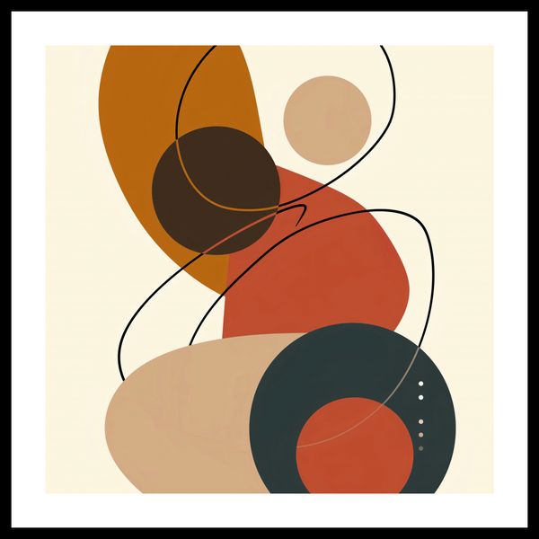 Plakat 40x40cm Geometria Harmonii zdjęcie 3