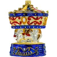 Bombka choinkowa szklana: Karuzela Wesołe Miasteczko