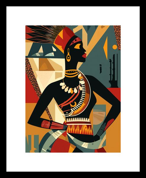 Plakat 15x20cm Afrykańska Mozaika zdjęcie 3