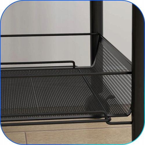 MOBILNY REGAŁ KUCHENNY ŁAZIENKOWY STOLIK NA KÓŁKACH METALOWY WÓZEK 4 na Arena.pl