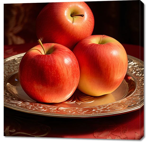 Obraz 100x100cm Rubinowe Ekscesy zdjęcie 1