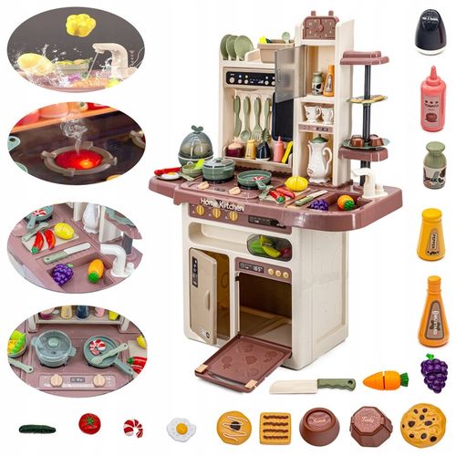 Kuchenka dla Dzieci Kuchnia Zabawkowa MAŁY KUCHARZ Dźwięk PARA Światło LED na Arena.pl