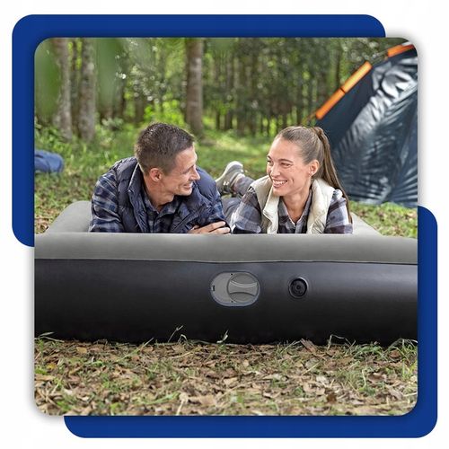 MATERAC DMUCHANY Z POMPKĄ USB ŁÓŻKO DO SPANIA 203 x 152 CM BESTWAY 671BS na Arena.pl