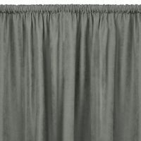 Zasłona MILANA szenilowa z tunelem 280x300 szara wzór 1 Homede