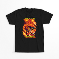 Koszulka Czarna Demon Slayer / Kimetsu no Yaiba / Miecz zabójcy demonów - WYBIERZ KOLOR KOSZULKI I FASON Damska S