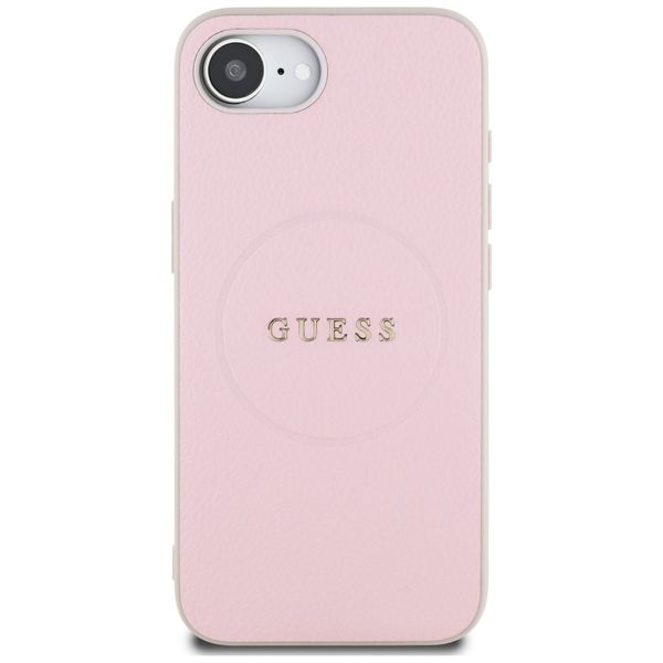 etui guess grained ring magsafe do       iphone 16e różowy zdjęcie 3