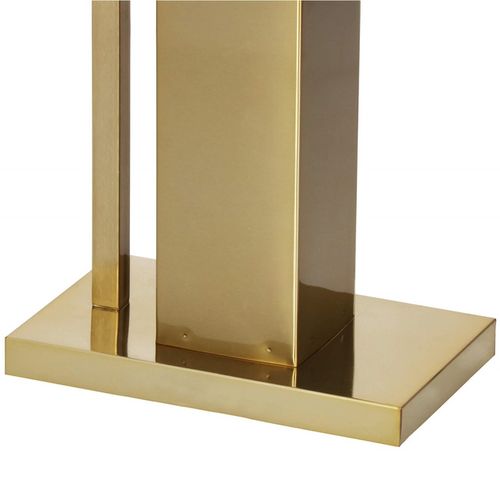 Stojak na papier toaletowy ze szczotką do WC i pojemnikiem 67 cm złoty na Arena.pl