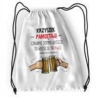 Plecak Sportowy Szkolny Dla Krzyśka Syna Dziecka Z Nadrukiem Ze Zdjęciem