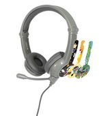 Zestaw Słuchawki Gamingowe BUDDYPHONES dla Dzieci 3+ Galaxy 85dB Szare