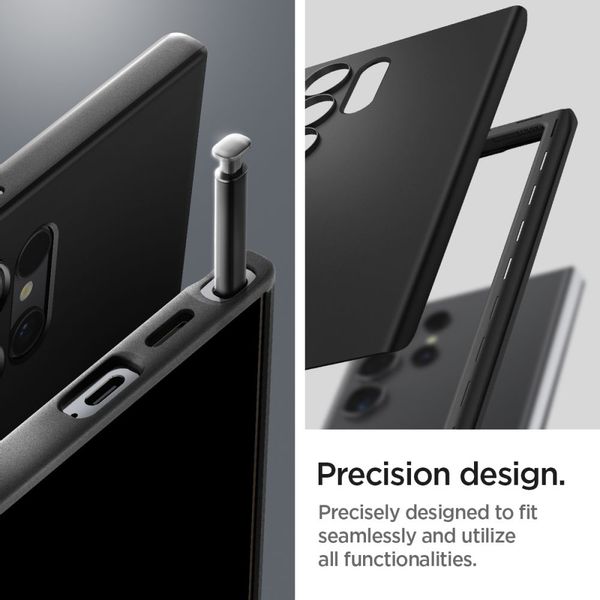 SPIGEN THIN FIT GALAXY S24 ULTRA BLACK zdjęcie 13
