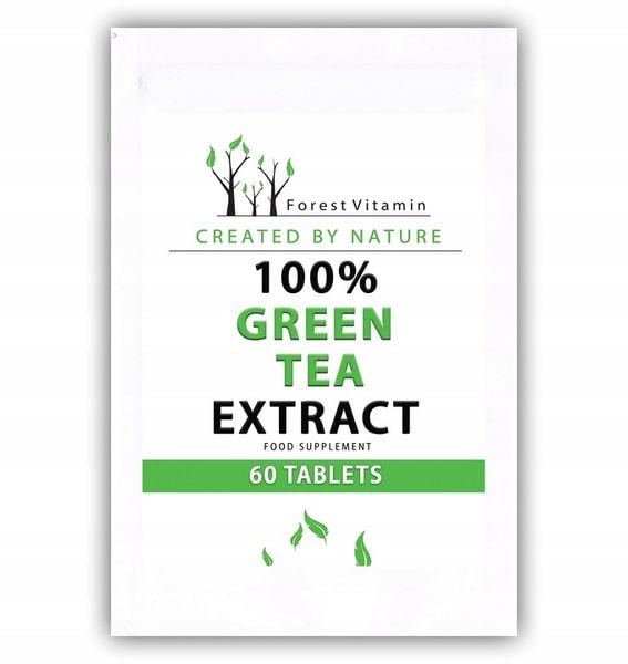 ZIELONA HERBATA 95% MOCNA 500mg GREEN TEA 60 TAB zdjęcie 1