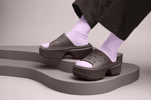 Damskie Buty Klapki Platforma Crocs Stomp 209346 Slide 39-40 na Arena.pl