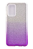 Etui brokatowe Bling do Samsung Galaxy A02s fioletowy