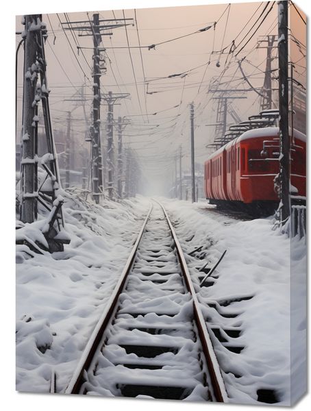 Obraz 50x70cm Podróż po Torach zdjęcie 1