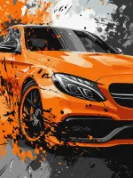 Obraz Malowanie po numerach 30x40 IDEYKA NA RAMIE